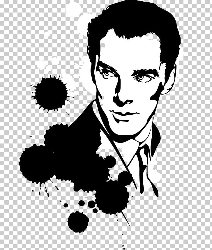 Benedict Cumberbatch Sherlock Holmes Professor Moriarty Black And White PNG, Clipart, Andrew Scott, Celebrities, Doctor Strange, Face, Fictional Character Free PNG Download