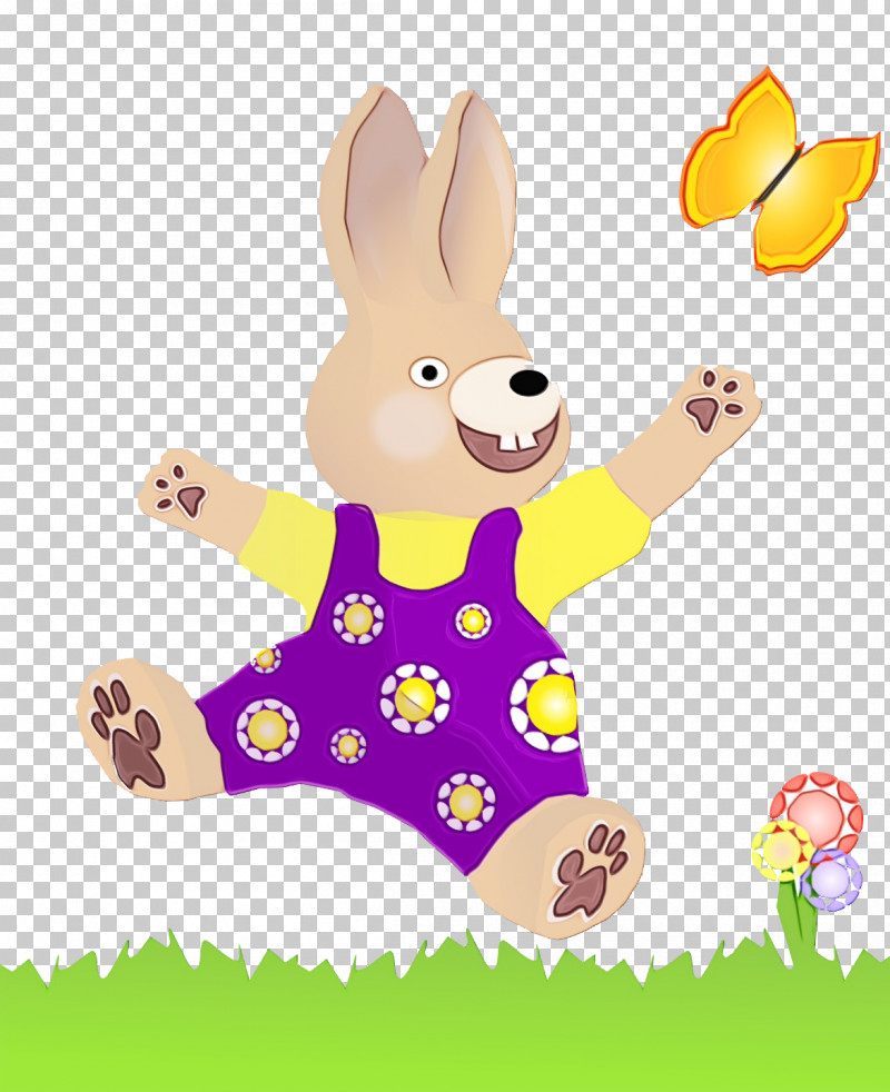 Easter Bunny PNG, Clipart, Easter Bunny, Infant, Paint, Stuffed Toy, Watercolor Free PNG Download