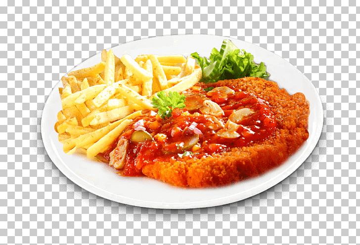 French Fries Full Breakfast Schnitzel Milanesa Veal Milanese PNG, Clipart,  Free PNG Download