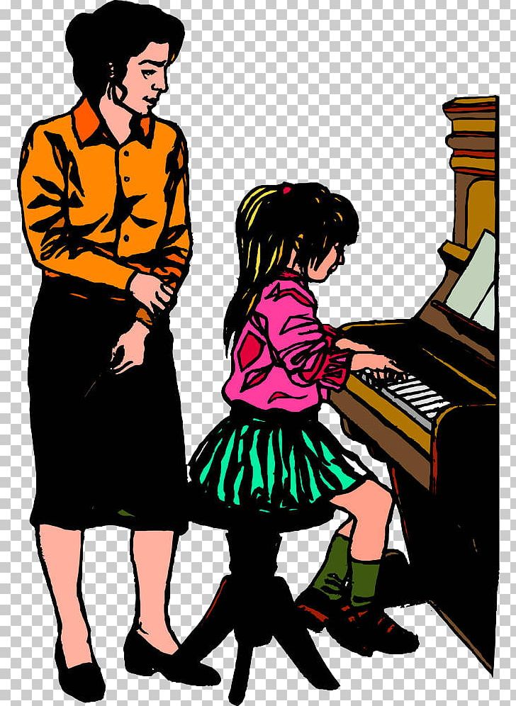 Student The Piano Lesson Teacher PNG, Clipart, Answer, Cartoon, Famous, Furniture, Girl Free PNG Download