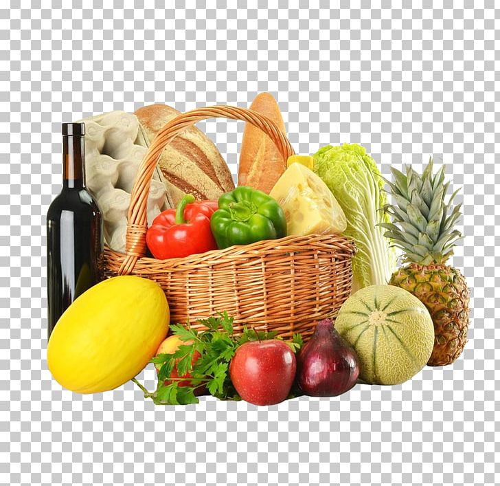 Food Basket Vegetable Fruit PNG, Clipart, Bell Pepper, Bread, Cabbage, Chinese Cabbage, Food Storage Free PNG Download