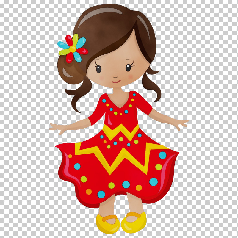 Cartoon Doll Toy Brown Hair Play PNG, Clipart, Brown Hair, Cartoon, Child, Doll, Paint Free PNG Download