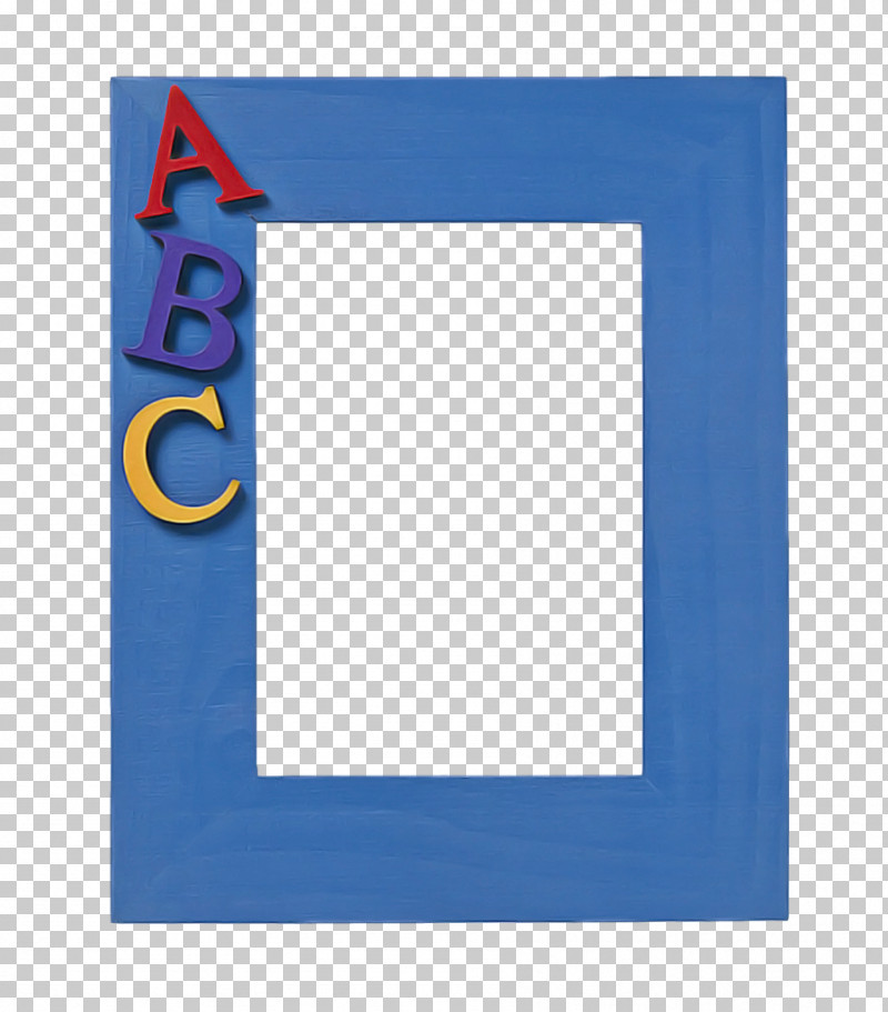 Picture Frame PNG, Clipart, Blue, Electric Blue, Picture Frame, Rectangle, Square Free PNG Download