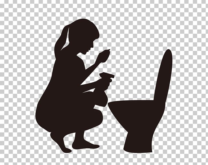Silhouette Toilet Illustration Cleaning PNG, Clipart, Animals, Black And White, Brush, Cleaning, Communication Free PNG Download