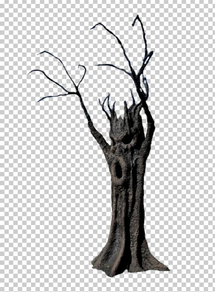 Tree Branch Horror Woody Plant PNG, Clipart, Black And White, Branch, Deviantart, Flower, Flowerpot Free PNG Download