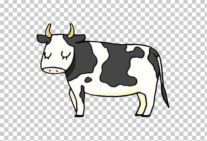 Dairy Cattle Ox Bull PNG, Clipart, Animals, Art, Black, Cartoon, Cartoon Cow Free PNG Download