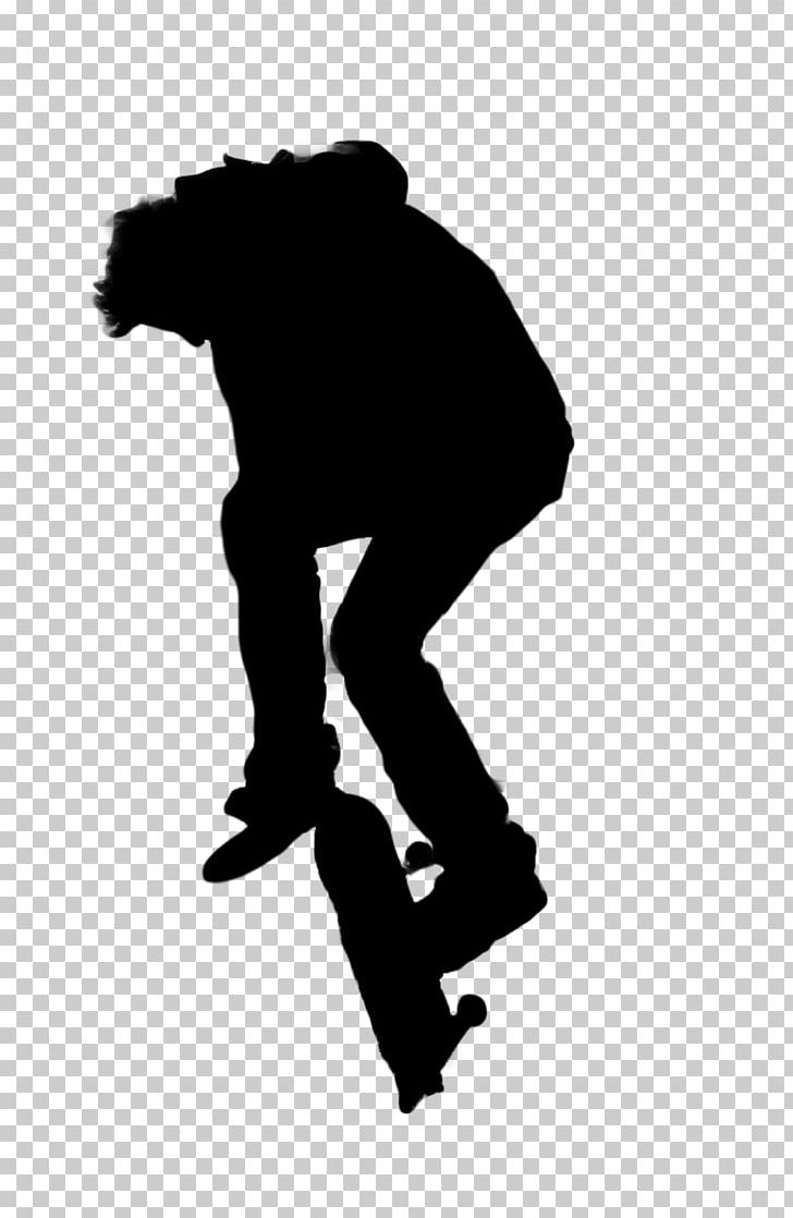 Silhouette Skateboarding Photography PNG, Clipart, Angle, Black, Black And White, Joint, Knee Free PNG Download