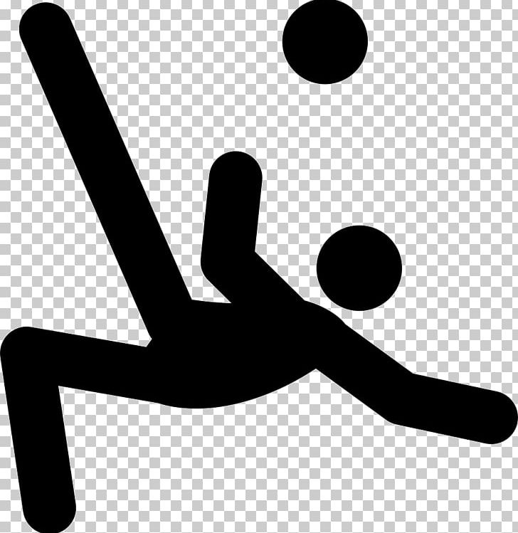 Kickball Football Player Computer Icons Volleyball PNG, Clipart, American Football, Arm, Artwork, Ball, Black And White Free PNG Download