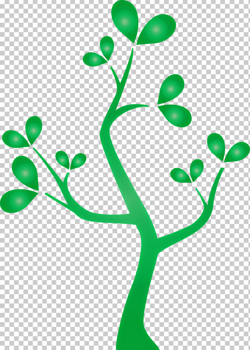 Green Leaf Plant Plant Stem PNG, Clipart, Abstract Tree, Cartoon Tree, Green, Leaf, Plant Free PNG Download