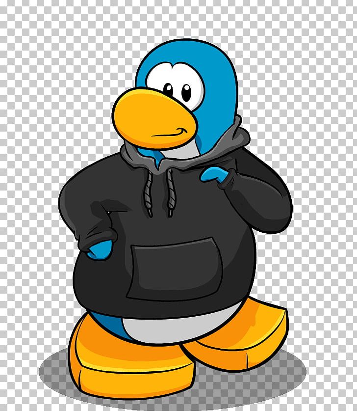 black hoodie club penguin