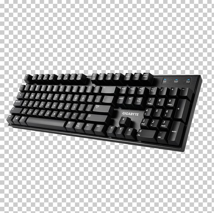 Computer Keyboard Gaming Keypad Gigabyte Technology Gigabyte Force K85 GIGABYTE FORCE K83 Cherry MX Red Keyboard FORCE-K83-Red PNG, Clipart, Aorus, Computer, Computer Component, Computer Keyboard, Electrical Switches Free PNG Download