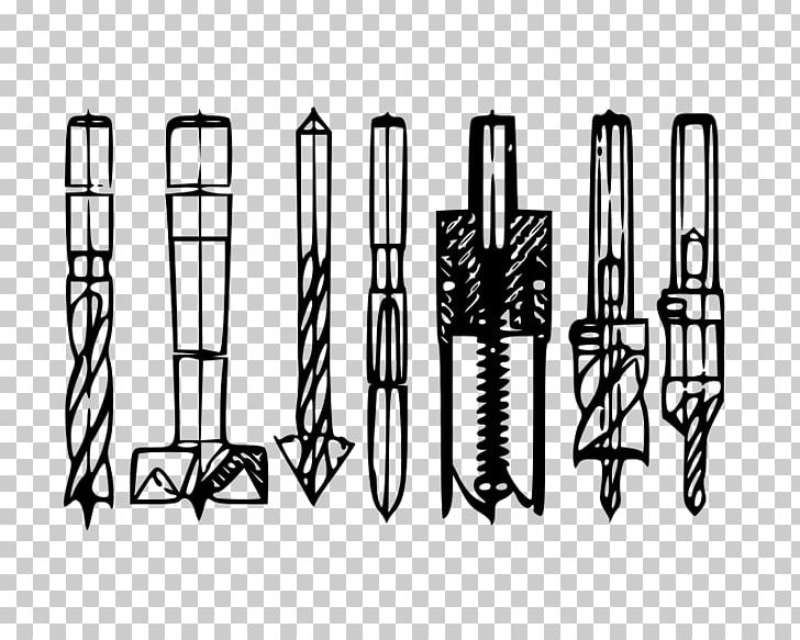 Drill Bit Augers PNG, Clipart, Angle, Augers, Bit, Black And White, Drawing Free PNG Download