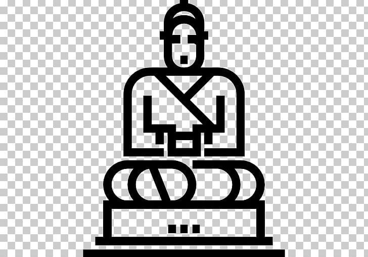 Great Buddha Of Thailand Monument Computer Icons PNG, Clipart, Area, Artwork, Black And White, Brand, Buddhahood Free PNG Download