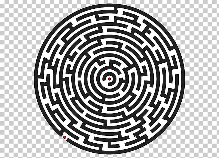 Hedge Maze Puzzle Coloring Book PNG, Clipart, Area, Black And White, Circle, Coloring Book, Download Free PNG Download