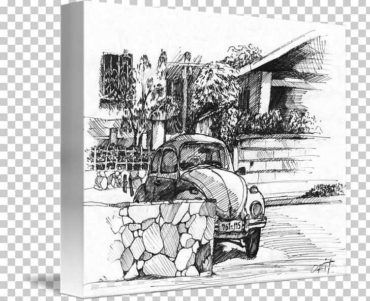 Motor Vehicle Sketch PNG, Clipart, Art, Artwork, Black And White, Car, Cartoon Free PNG Download