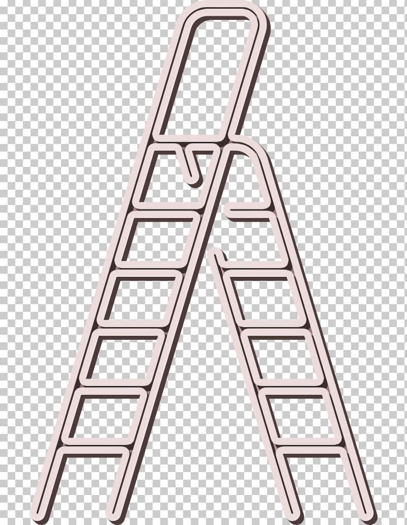 Ladder Icon Ladders Icon Carpentry DIY Tools Icon PNG, Clipart, Geometry, Ladder Icon, Line, Mathematics, Meter Free PNG Download