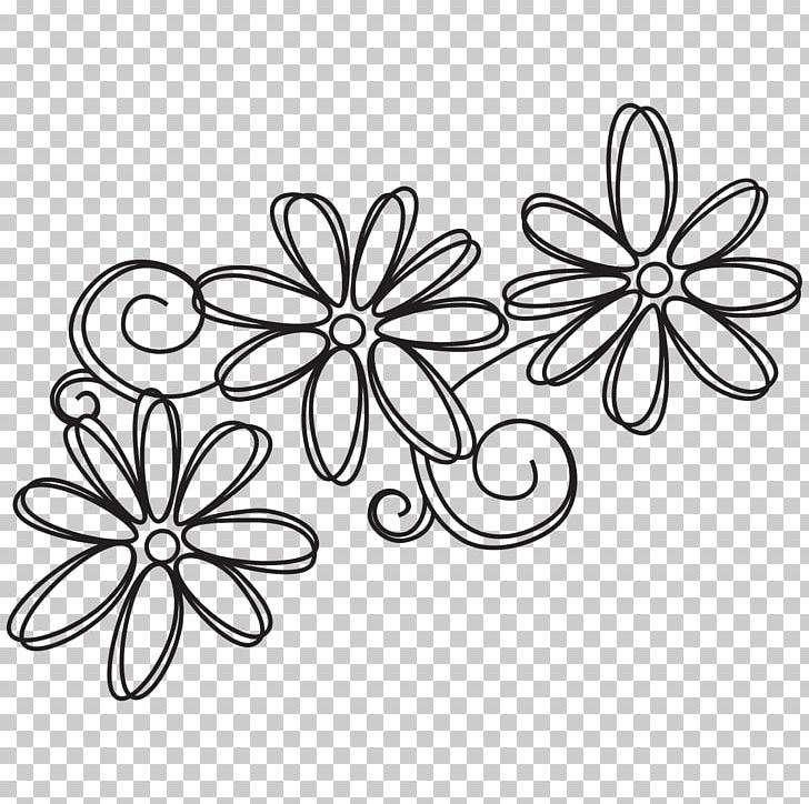 Flower Black And White Drawing Visual Arts PNG, Clipart, Area, Black, Black And White, Body Jewelry, Circle Free PNG Download