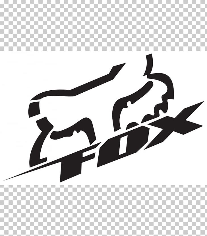 Fox Racing Decal Sticker Logo Clothing PNG, Clipart, Angle, Black, Black And White, Brand, Clothing Free PNG Download
