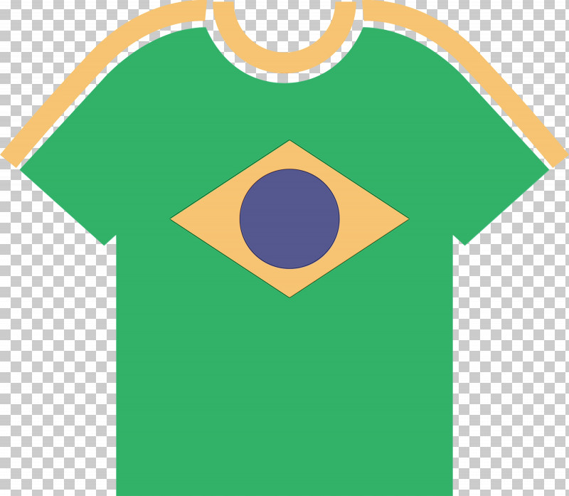 T-shirt Shirt Sportswear Green PNG, Clipart, Flag, Flag Of Brazil, Green, Jersey, Logo Free PNG Download