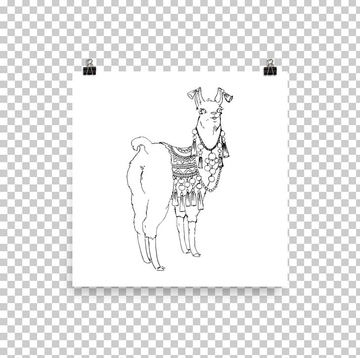 Giraffe Poster Paper Canvas Horse PNG, Clipart, Art, Black, Black And White, Camel, Canvas Free PNG Download