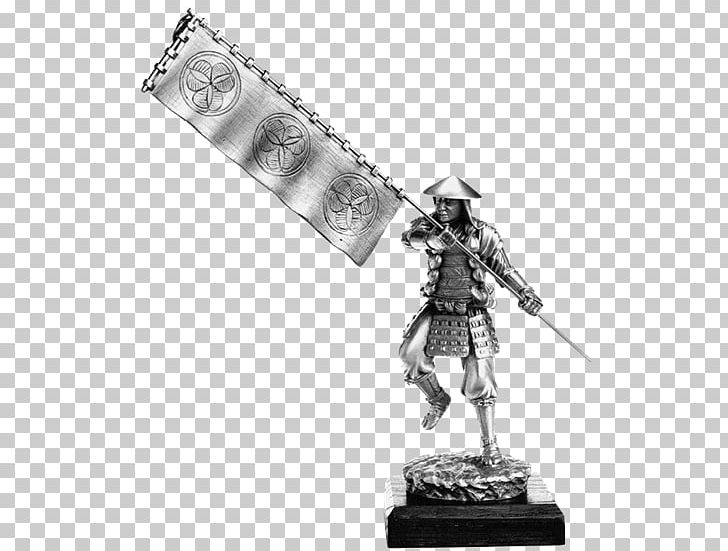 Sashimono Sculpture Samurai Statue Japanese Armour PNG, Clipart, Black And White, Fantasy, Figurine, Flag, Japanese Armour Free PNG Download
