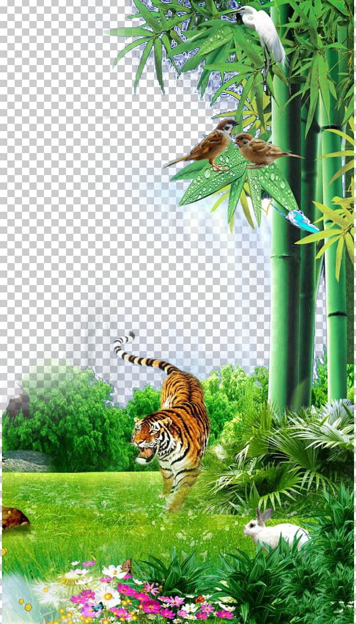 U56fdu753bu5c71u6c34 Landscape Painting Shan Shui PNG, Clipart, Bamboo Leaves, Bamboo Tree, Big Cats, Biome, Carnivoran Free PNG Download