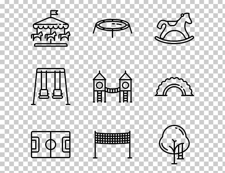 Computer Icons Park Playground PNG, Clipart, Amusement Park, Angle, Area, Black, Black And White Free PNG Download