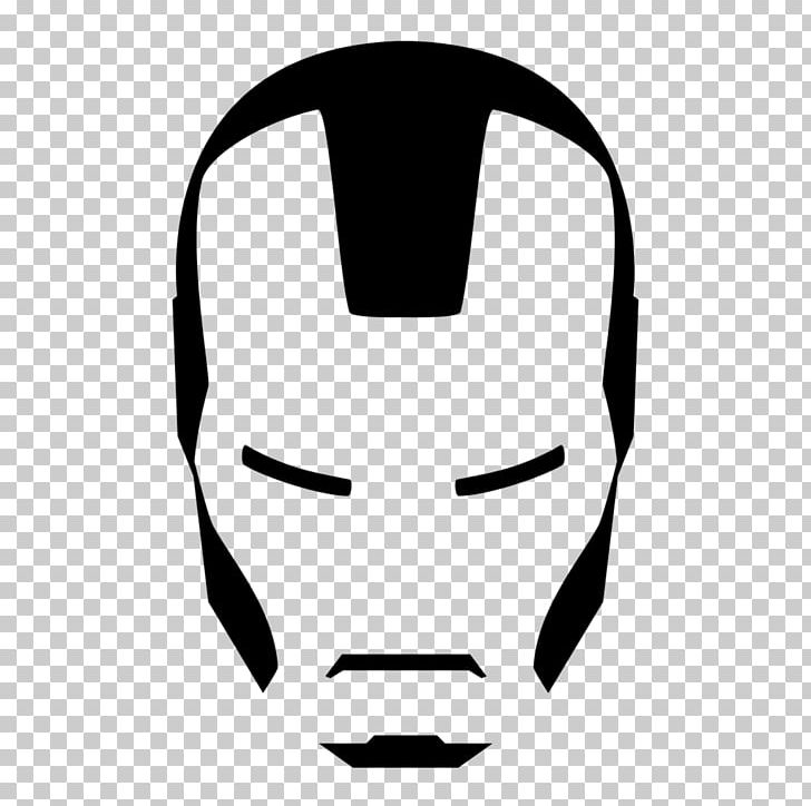 United States Iron Man White Nose PNG, Clipart, Angle, Black, Black And White, Character, Face Free PNG Download
