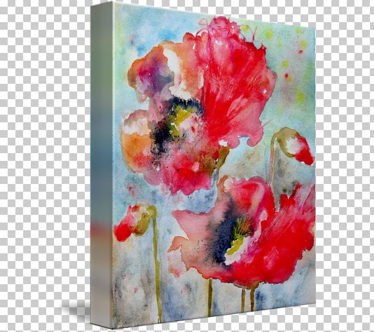 Watercolor Painting Poppy UGallery Art PNG, Clipart, Acrylic Paint, Art, Chemical Substance, Floral Design, Flower Free PNG Download