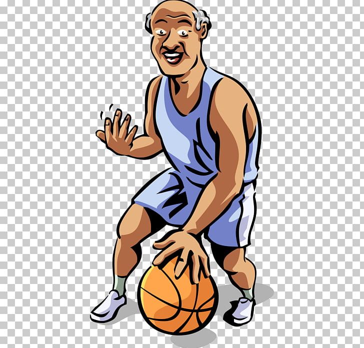 basketball player cartoon drawing