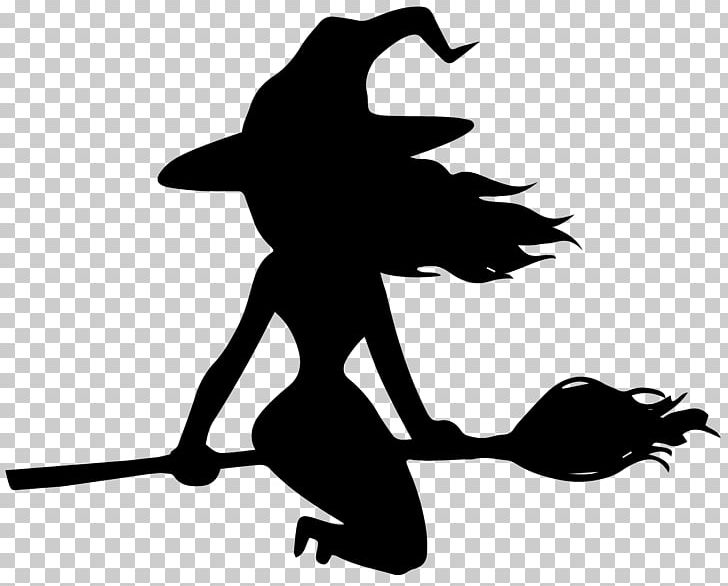 Halloween Witchcraft Silhouette PNG, Clipart, Black, Black And White, Broom, Clipart, Clip Art Free PNG Download
