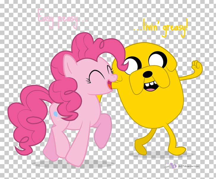 Jake The Dog Pinkie Pie Crossover Pony PNG, Clipart, Adventure Time, Art, Artist, Cartoon, Character Free PNG Download