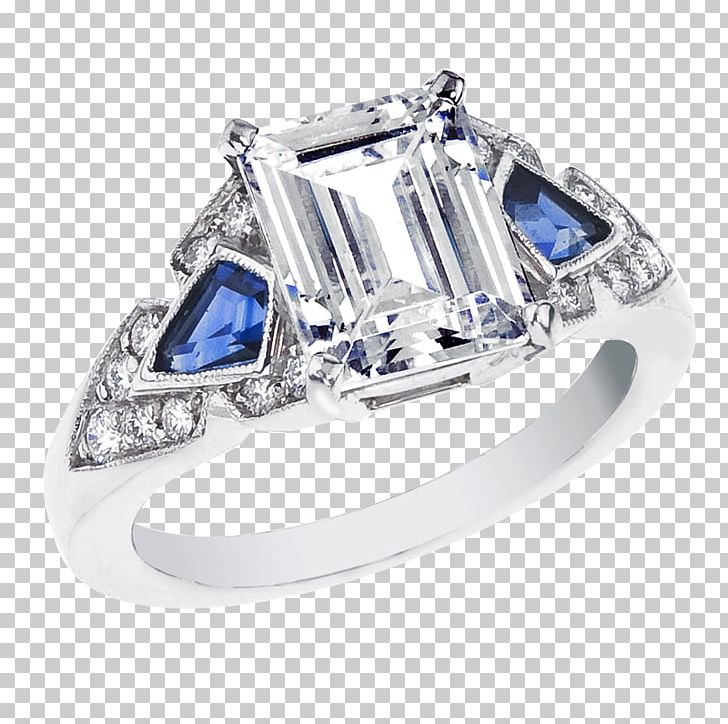 Sapphire Engagement Ring Art Deco Diamond Cut PNG, Clipart, Art Deco, Carat, Cut, Diamond, Diamond Cut Free PNG Download
