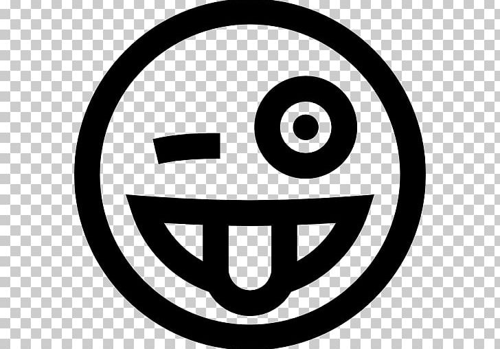 Emoticon Smiley Wink Computer Icons PNG, Clipart, Area, Black And White, Circle, Computer Icons, Desktop Wallpaper Free PNG Download