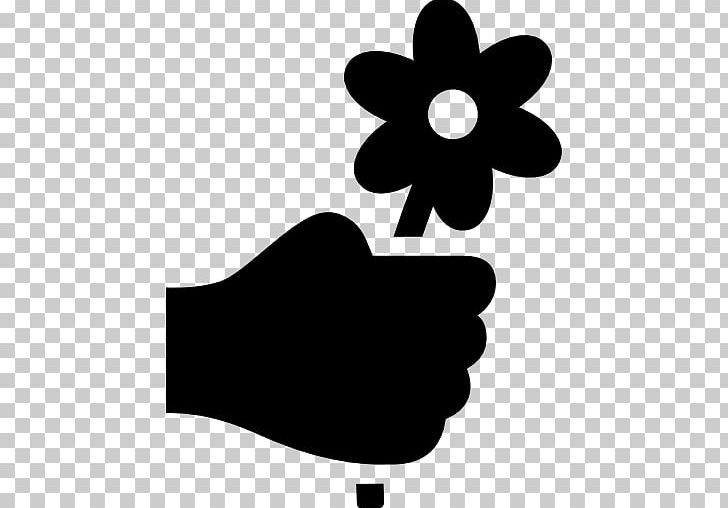 Computer Icons Flower Hand PNG, Clipart, Black, Black And White, Computer Icons, Download, Encapsulated Postscript Free PNG Download