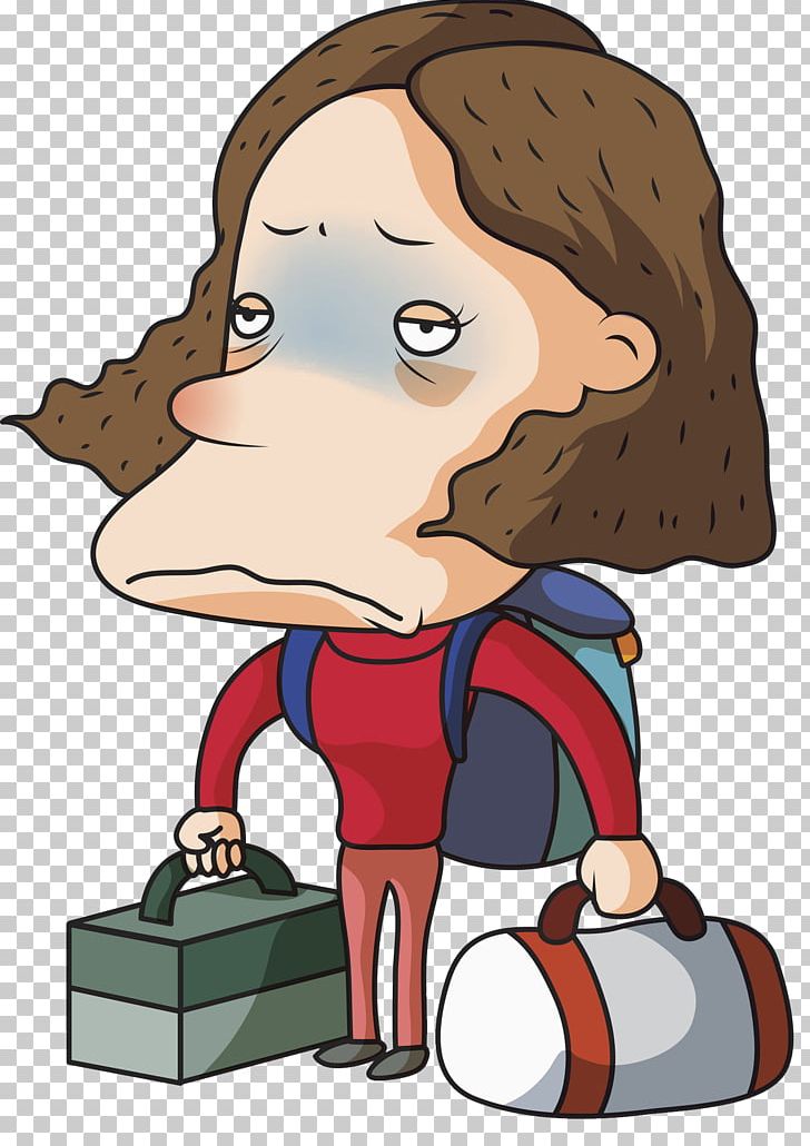 Woman With A Bag Illustration PNG, Clipart, Art, Boy, Business Woman, Cartoon, Child Free PNG Download