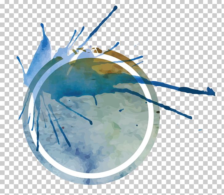 Watercolor Painting Ink Designer PNG, Clipart, Blue, Circle, Closeup, Computer Wallpaper, Designer Free PNG Download
