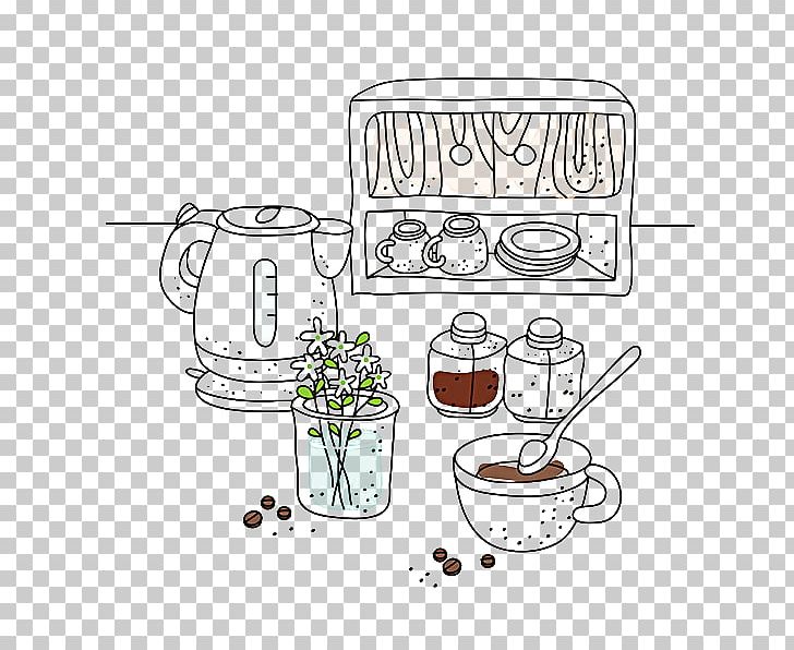 Coffee Drawing Illustration PNG, Clipart, Area, Artwork, Cartoon, Coffee, Coffee Aroma Free PNG Download