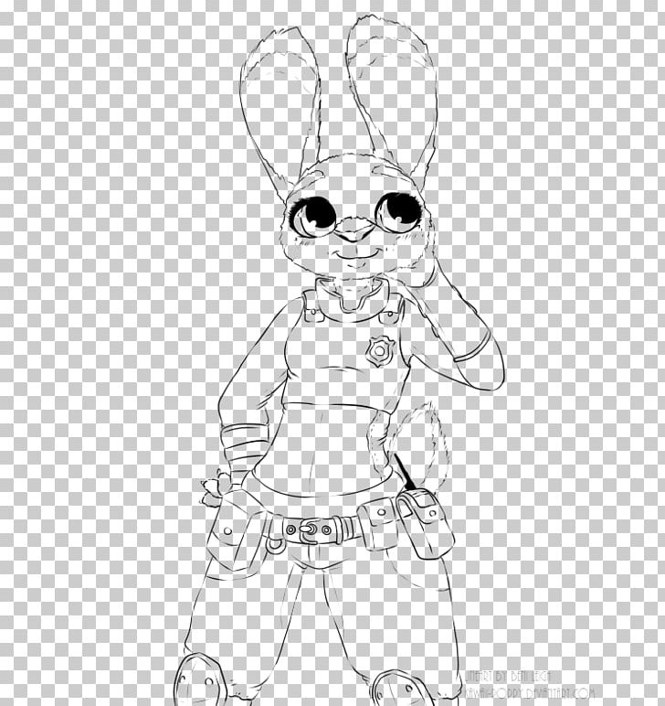 Easter Bunny Hare Clothing Line Art Sketch PNG, Clipart, Arm, Art, Artwork, Black And White, Cartoon Free PNG Download
