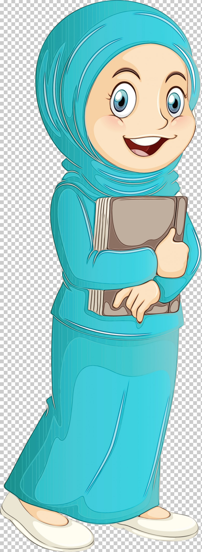 Cartoon Style PNG, Clipart, Cartoon, Muslim People, Paint, Style, Watercolor Free PNG Download