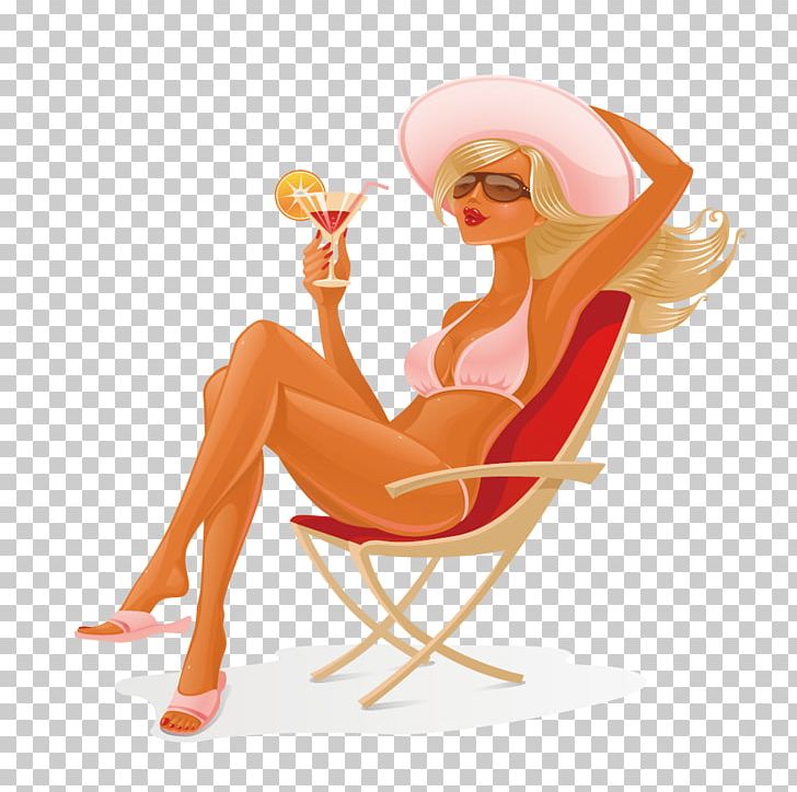 Bikini Girl Sitting In Beach Chairs Drink PNG, Clipart, Baby Girl, Beach,  Beach Vector, Cartoon, Chai
