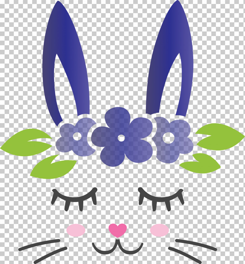 Easter Bunny Easter Day Cute Rabbit PNG, Clipart, Cute Rabbit, Easter Bunny, Easter Day, Purple, Violet Free PNG Download