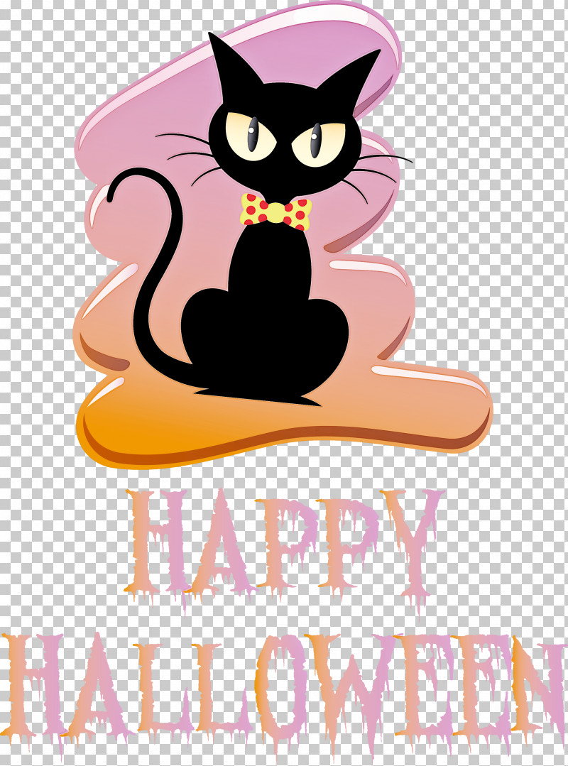 Happy Halloween PNG, Clipart, Cartoon, Cat, Character, Happy Halloween, Kitten Free PNG Download