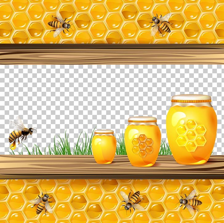 Bee Light Honeycomb Euclidean Illustration PNG, Clipart, Bee, Bee Hive, Beehive, Bees, Bees Honey Free PNG Download
