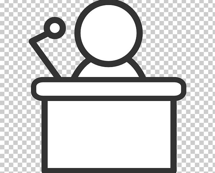 Podium Loudspeaker PNG, Clipart, Area, Black And White, Cartoon, Drawing, Free Content Free PNG Download