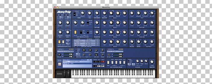 Korg Mono/Poly Korg M1 Korg Polysix Sound Synthesizers Korg MS-20 PNG, Clipart, Audio Equipment, Electronics, Microcontroller, Midi Keyboard, Moog Synthesizer Free PNG Download