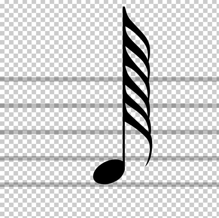 Thirty-second Note Whole Note Sixty-fourth Note Musical Note Two Hundred Fifty-sixth Note PNG, Clipart, Angle, Beam, Black, Black And White, Double Whole Note Free PNG Download