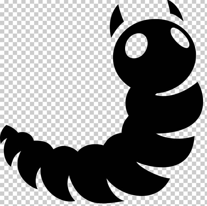 Caterpillar Computer Icons Symbol PNG, Clipart, Animals, Artwork, Black, Black And White, Carnivoran Free PNG Download
