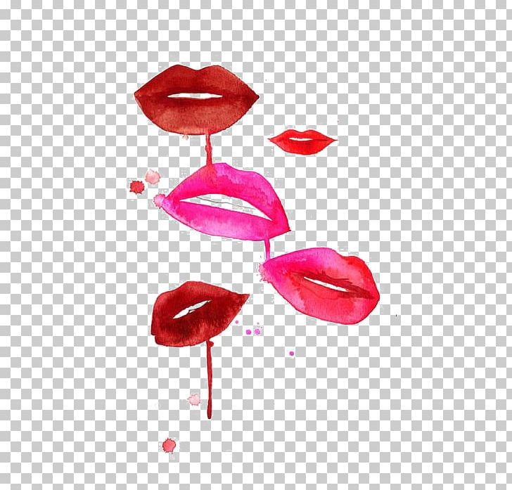 Watercolor Painting Lip Drawing Illustration PNG, Clipart, Brush, Cartoon Lips, Color, Creative, Creative Lips Free PNG Download
