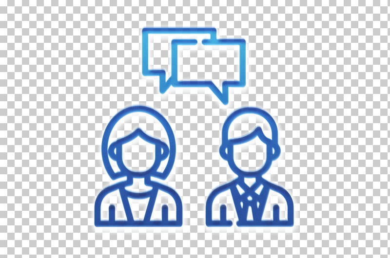Business And Office Icon Communication Icon Woman Icon PNG, Clipart, Business And Office Icon, Communication Icon, Electric Blue, Line, Line Art Free PNG Download